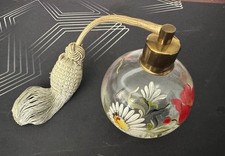 BRASS HAND PAINTED GLASS