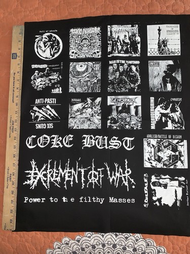 Foglio toppe crosta punk