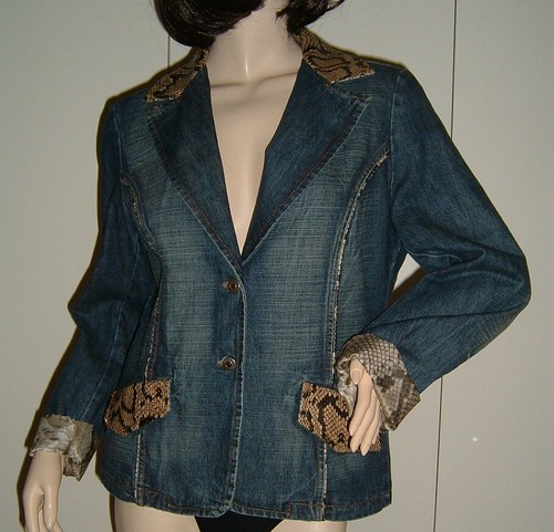 Giacca jeans denim fodera - giacca,
