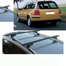 BARRE PORTATUTTO ACCIAIO VOLKSWAGEN PASSAT VARIANT ANNO 2002 CON RAILS 4 SERRAT