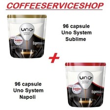192 CAPSULE MISTE UNOSYSTEM KIMBO : 96 SUBLIME + 96 NAPOLI