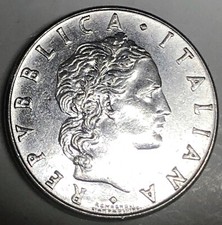 # C474  ITALY   COIN,    50