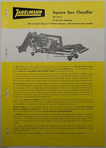 Brochure originale jabelmann - brochure,
