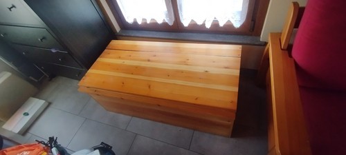 Baule contenitore pino - contenitore,