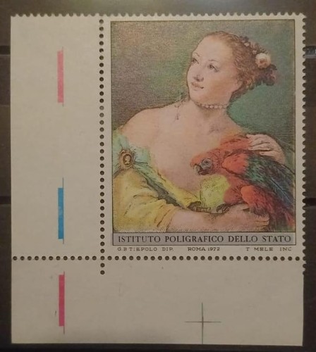 1973 francobollo tiepolo - tiepolo,