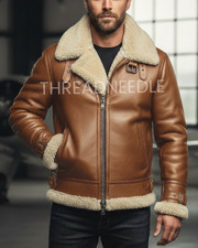 Giacca In Pelle Marrone Bomber