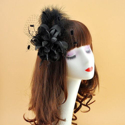 Copricapo donna con piume - con,