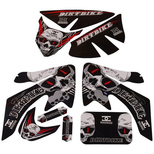 Kit adesivi deadhead dirt bike - adesivi,