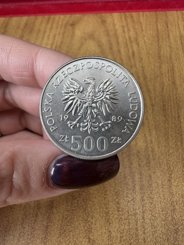 Moneta polonia 500 zlotych - 500,