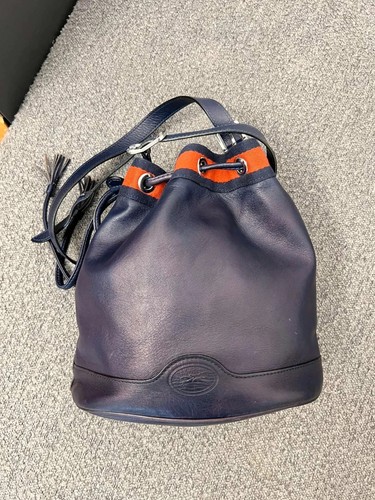 Longchamp blue leather - blue,