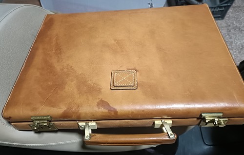 Valigia vintage pelle - in, i