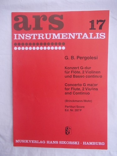 Pergolesi concerto sol - b.,