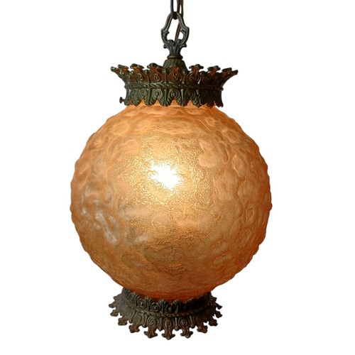 Lampada vintage mcm vetro - lampada,