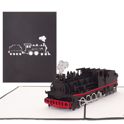 Biglietto pop locomotiva a - up,