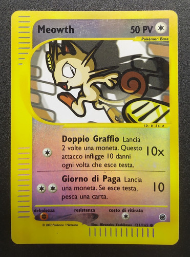 Meowth reverse 121 165 - meowth, 121/165