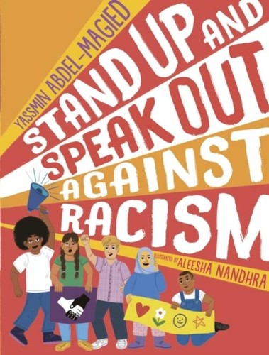 Stand and speak out against - speak,