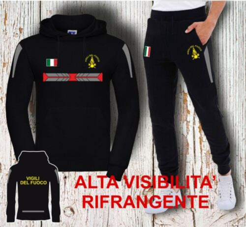 Tuta felpata vigili del fuoco - felpata,