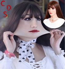 Maschera viso donna realistica