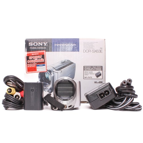 Sony handycam dcr sx63e gb - sony, 16