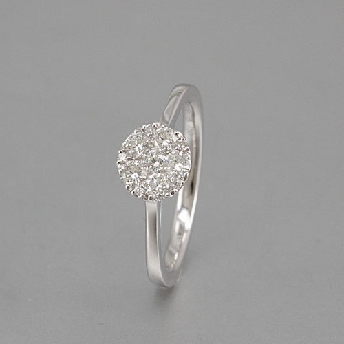 Anello oro bianco 750 - /18, kt