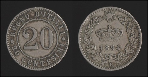 Centesimi 1894 roma - r,