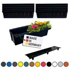 Pallet Fioriera 10er-Set Nero