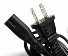 2-Slot AC Power Cord Cable for Samsung LED TV UN22F5000 UN32EH5000 UN32EH5300F