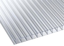 LASTRA POLICARBONATO ALVEOLARE TRASPARENTE EXOLON 2100x597 mm Spessore 4 mm