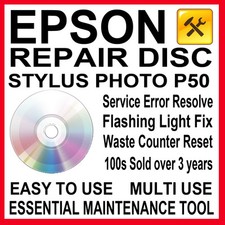 Stampante Epson Stylus Photo P50 - CD ripristino guasti luci lampeggianti richiesta