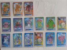 Lotto 15 Carte Digimon lenticolari Bandai 1999 - Serie Completa