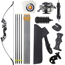 Set da Pesca Arco Ricurvo Nero