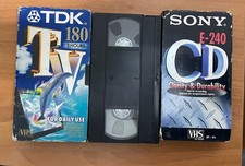 VIDEOCASSETTE VHS TDK / SONY 