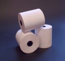 10 ROTOLI CARTA TERMICA mm.80X80 metri Ø esterno 78 mm. foro/anima 25 mm gr.55