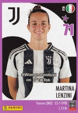 Panini, Calciatrici 2024-2025: figurina 92 Martina Lenzini (Juventus)