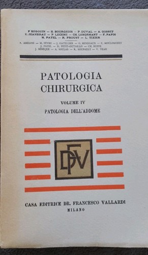 Patologia chirurgica vol iv - chirurgica,