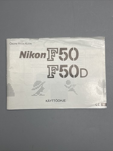 Nikon f50 f50d käyttöohje - nikon,