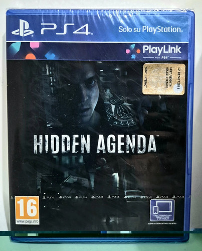 Hidden agenda ps4 edizione - agenda,