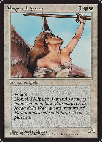 Mtg serra angel - mtg,