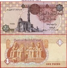 EGITTO 1 STERLINA 5 3 2006 P 50j UNC spedizione gratuita da 100$