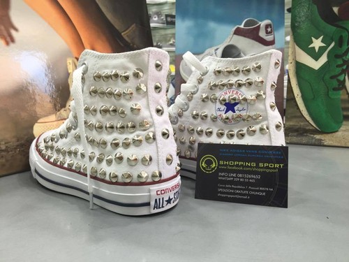 Converse bianche alte - bianche,