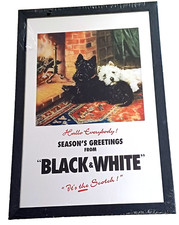 BLACK E WHITE SCOTCH WHISKY SPECCHIO PUBBLICITARIO 45X65