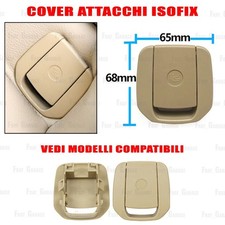 per BMW Serie F [1 / 2 / 3] - BEIGE - ISOFIX Coperchio Attacco Gancio Seggiolino