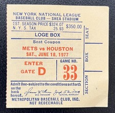 6/18/77 METS JOE TORRE DEBUT