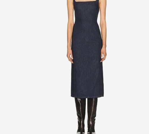 Dries van noten abito denim - dries,