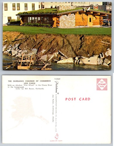 Vintage fairbanks alaska log - alaska,