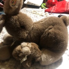 Peluche Coniglio Con Cucciolo