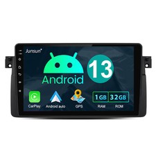 Android 14 autoradio 4 core 1 GB + 32 GB IPS DSP GPS navigatore Bluetooth per BMW SERIE 3 E46 