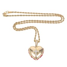  Medaglione a cuore: collana