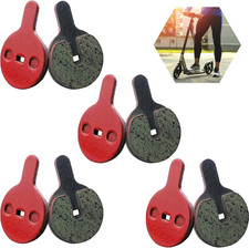 4 Paia Pastiglie Freno Disco Bicicletta, Pastiglia Freno a Disco per Bici Elettr