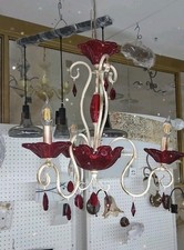 Lampadario vetro murano - di,
